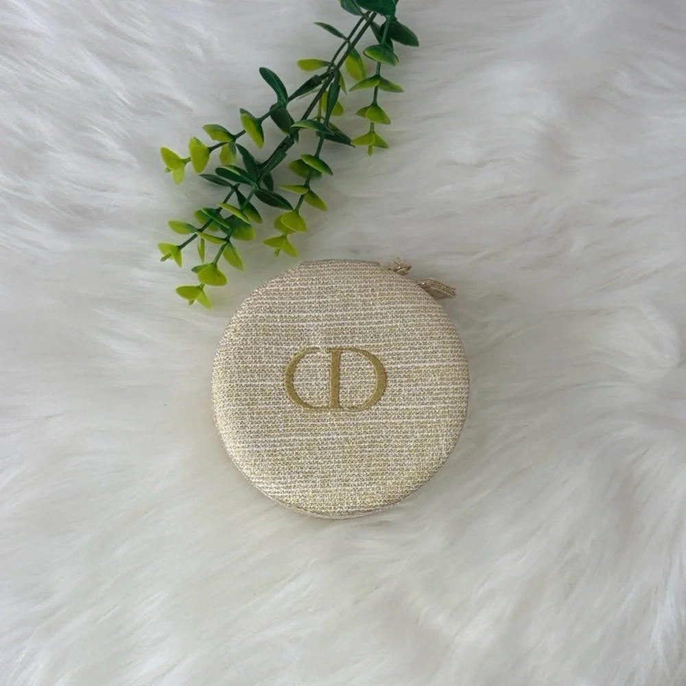 Dior Holiday Round Jewelry/ Storage Case‎